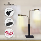 Sarantino Dual-Light LED Table Lamp