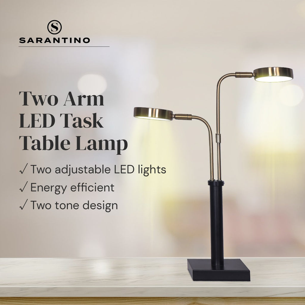 Sarantino Dual-Light LED Table Lamp