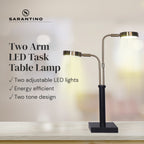 Sarantino Dual-Light LED Table Lamp