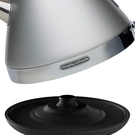 Morphy Richards 1.5L Venture Collection Pyramid Kettle in Steel Grey