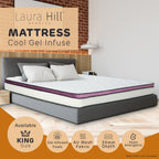 Laura Hill King Mattress - Gel-Infused Comfort