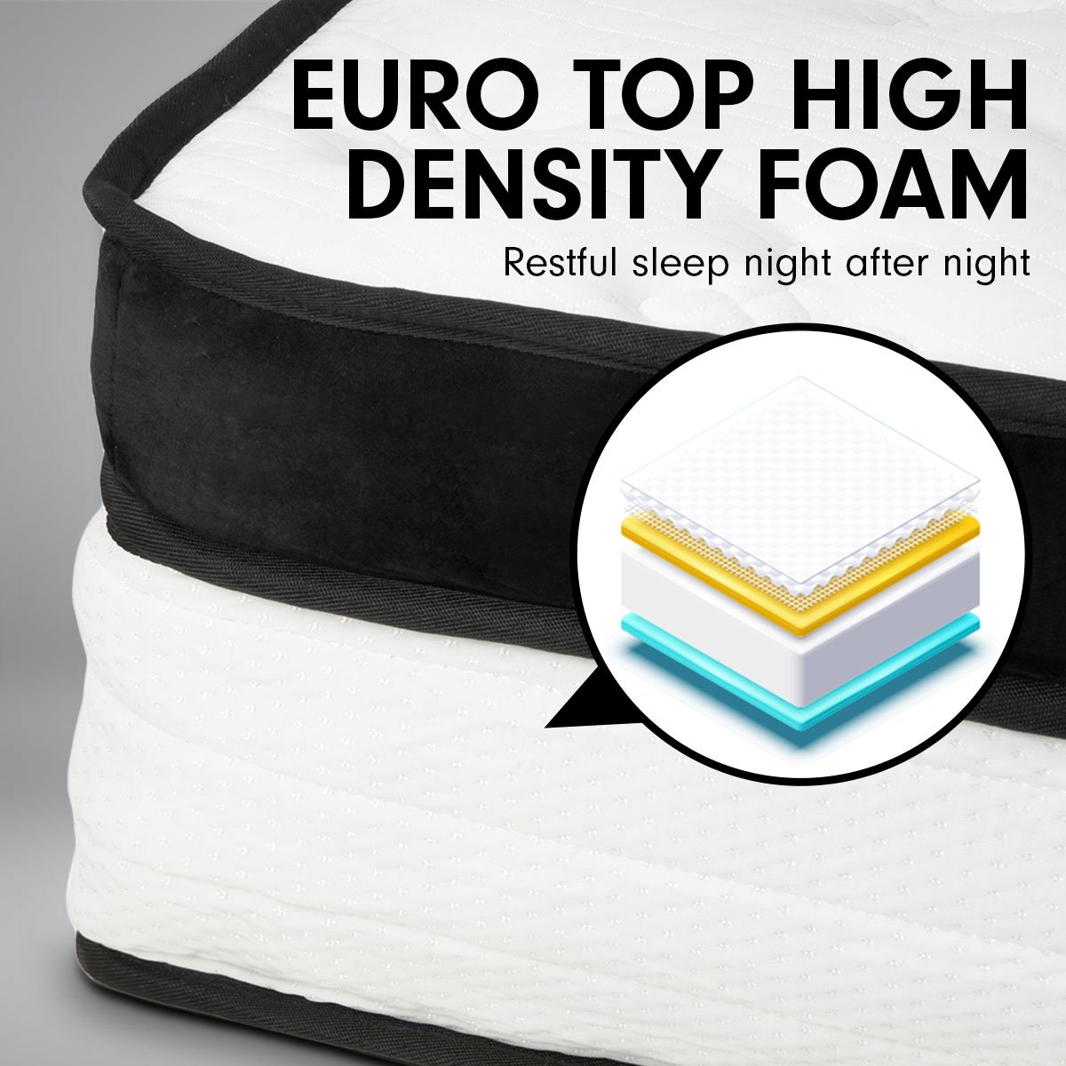 Laura Hill Euro Top Double Mattress 32cm