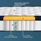 Laura Hill King Single Euro Top Mattress