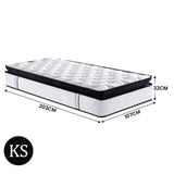Laura Hill King Single Euro Top Mattress