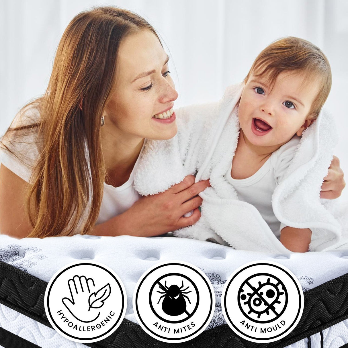 Laura Hill King Single Euro Top Mattress