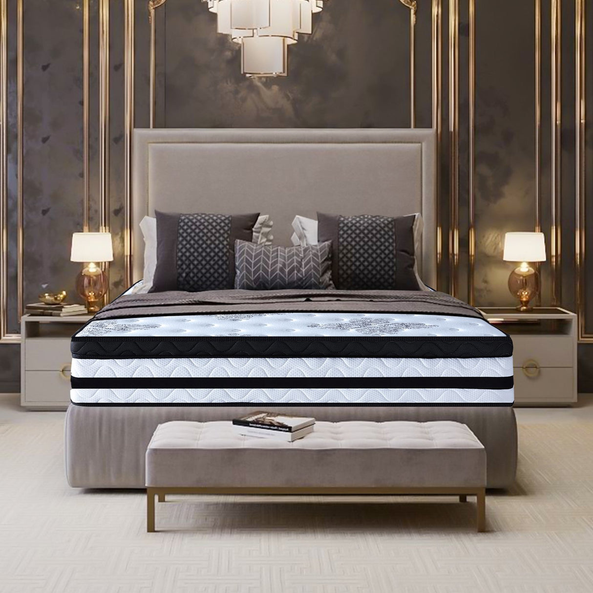 Laura Hill King Single Euro Top Mattress