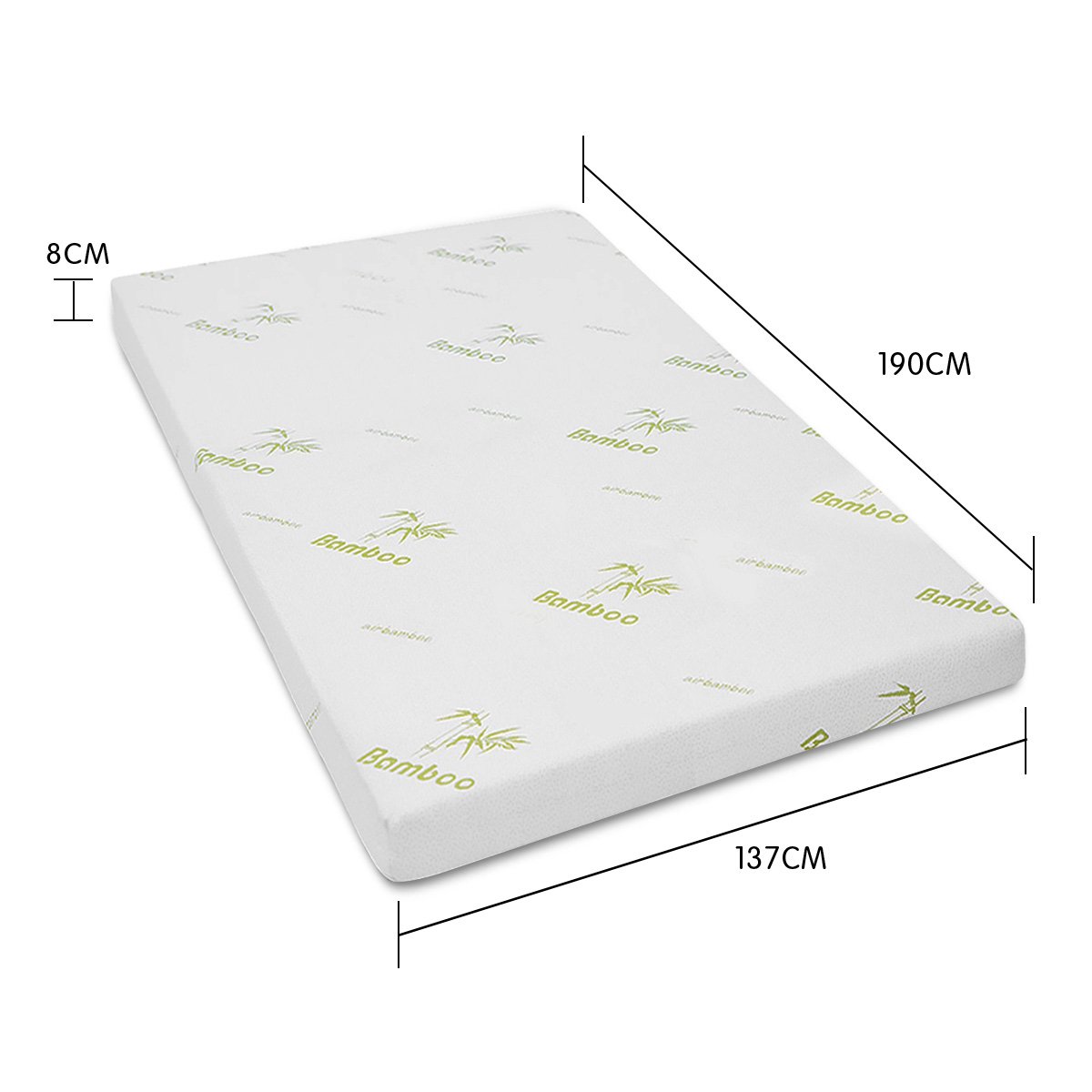 Laura Hill Gel Memory Foam Mattress Topper