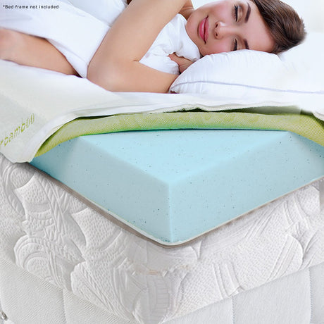 Laura Hill Gel Memory Foam Mattress Topper
