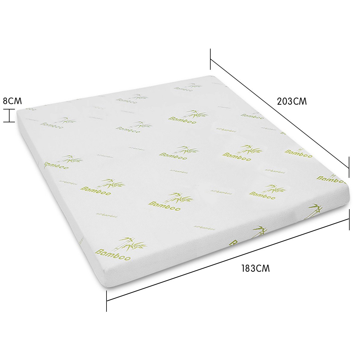Laura Hill Gel Memory Foam Mattress Topper