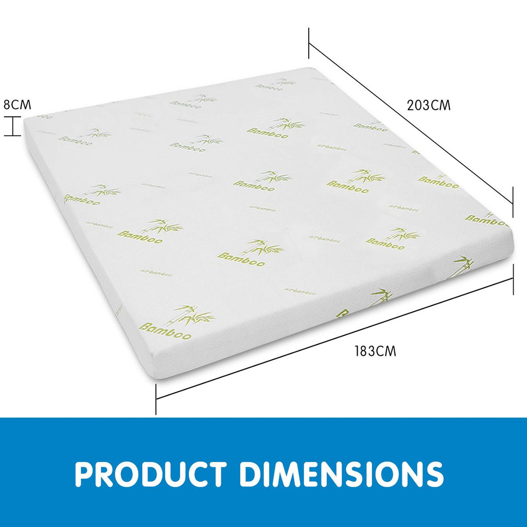 Laura Hill Gel Memory Foam Mattress Topper