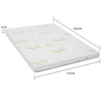 Laura Hill Gel Memory Foam Mattress Topper