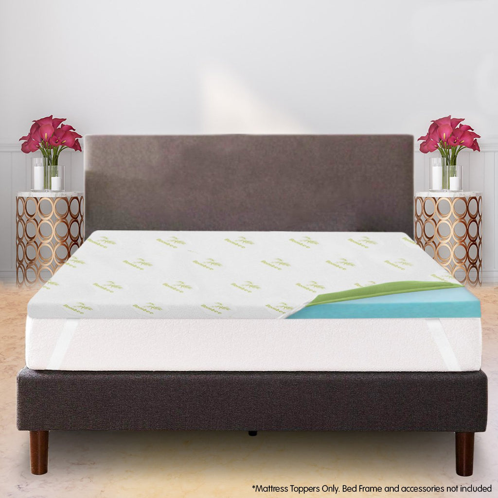 Laura Hill Gel Memory Foam Mattress Topper