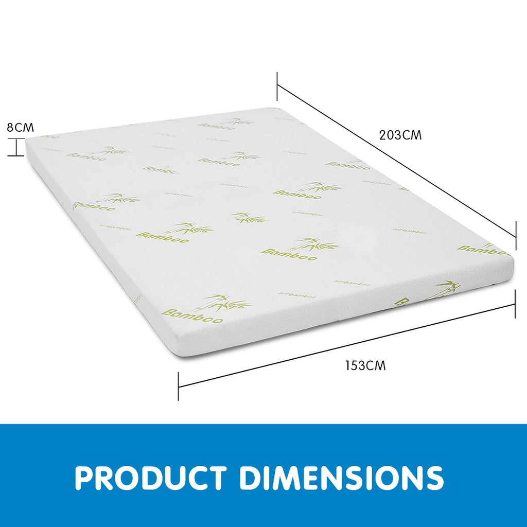 Laura Hill Gel Memory Foam Mattress Topper