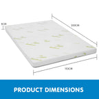 Laura Hill Gel Memory Foam Mattress Topper
