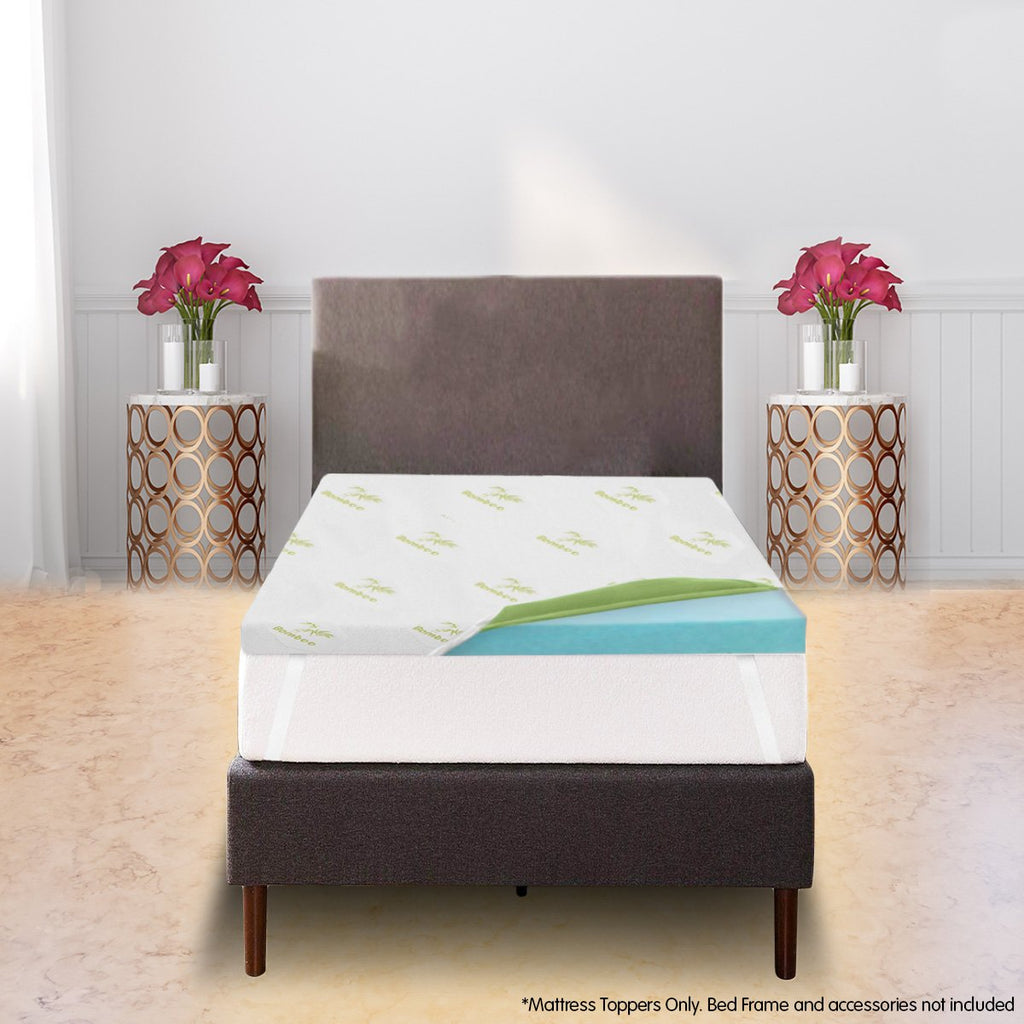 Laura Hill Gel Memory Foam Mattress Topper