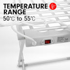 Heated Towel and Clothes Dryer Rack