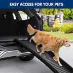 Furtastic Foldable Dog Car Ramp - Black