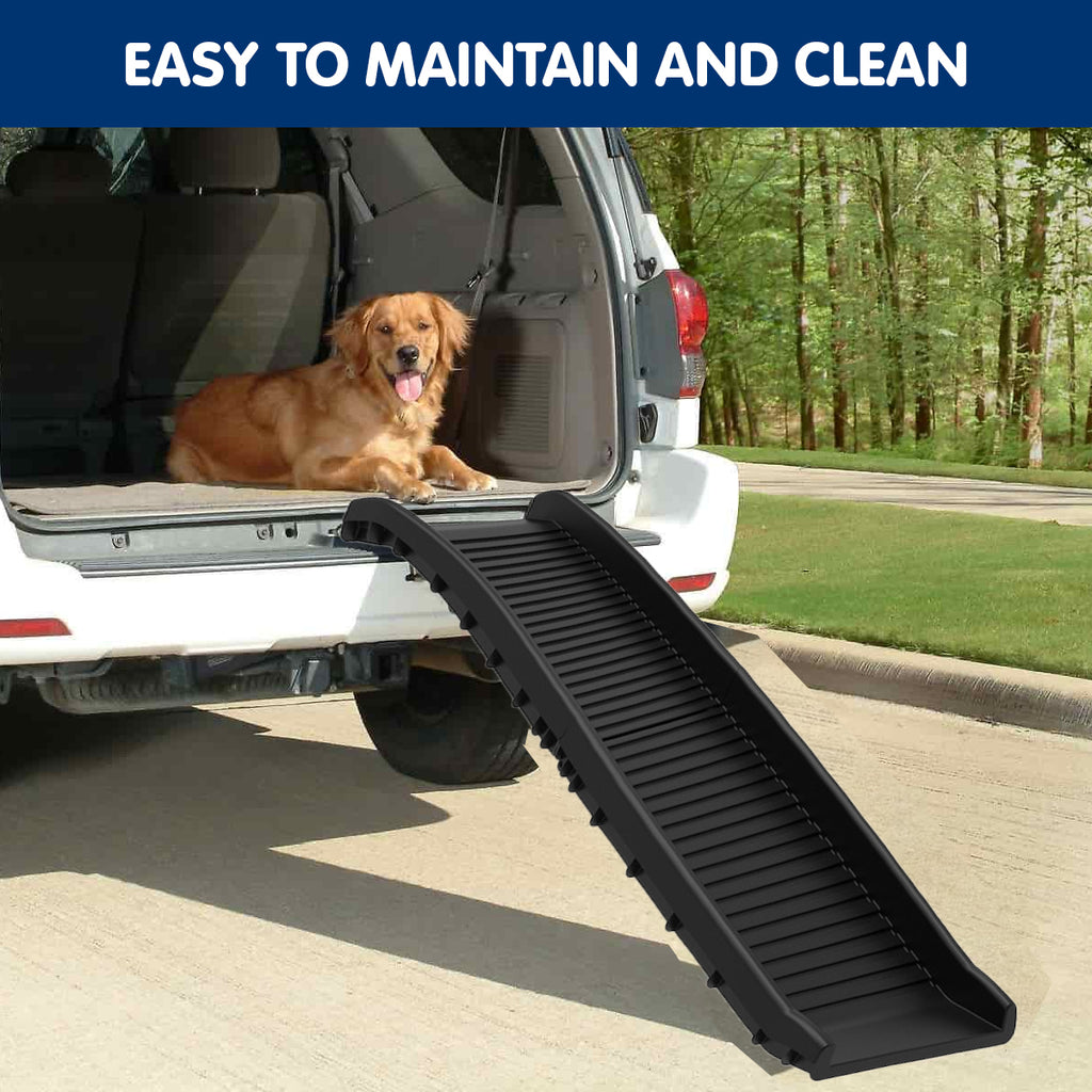 Furtastic Foldable Dog Car Ramp - Black