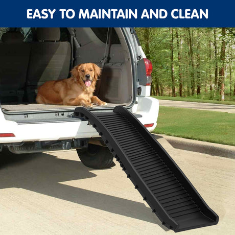 Furtastic Foldable Dog Car Ramp - Black