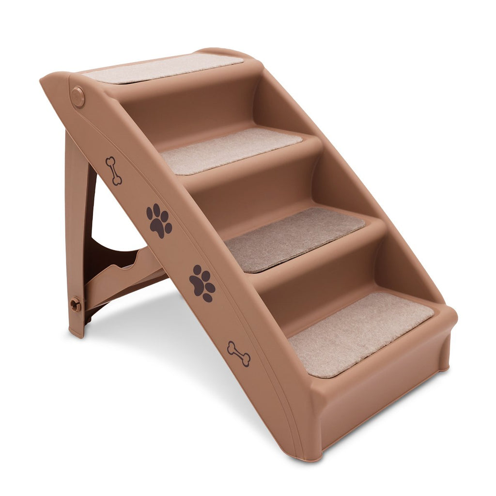 Furtastic 50cm Foldable Pet Stairs - Brown