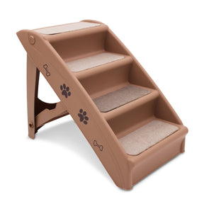 Furtastic 50cm Foldable Pet Stairs - Brown