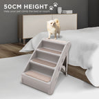 Furtastic Foldable Pet Stairs - Grey