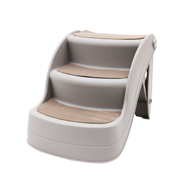 Furtastic Foldable Pet Stairs - Grey