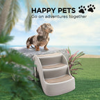 Furtastic Foldable Pet Stairs - Grey