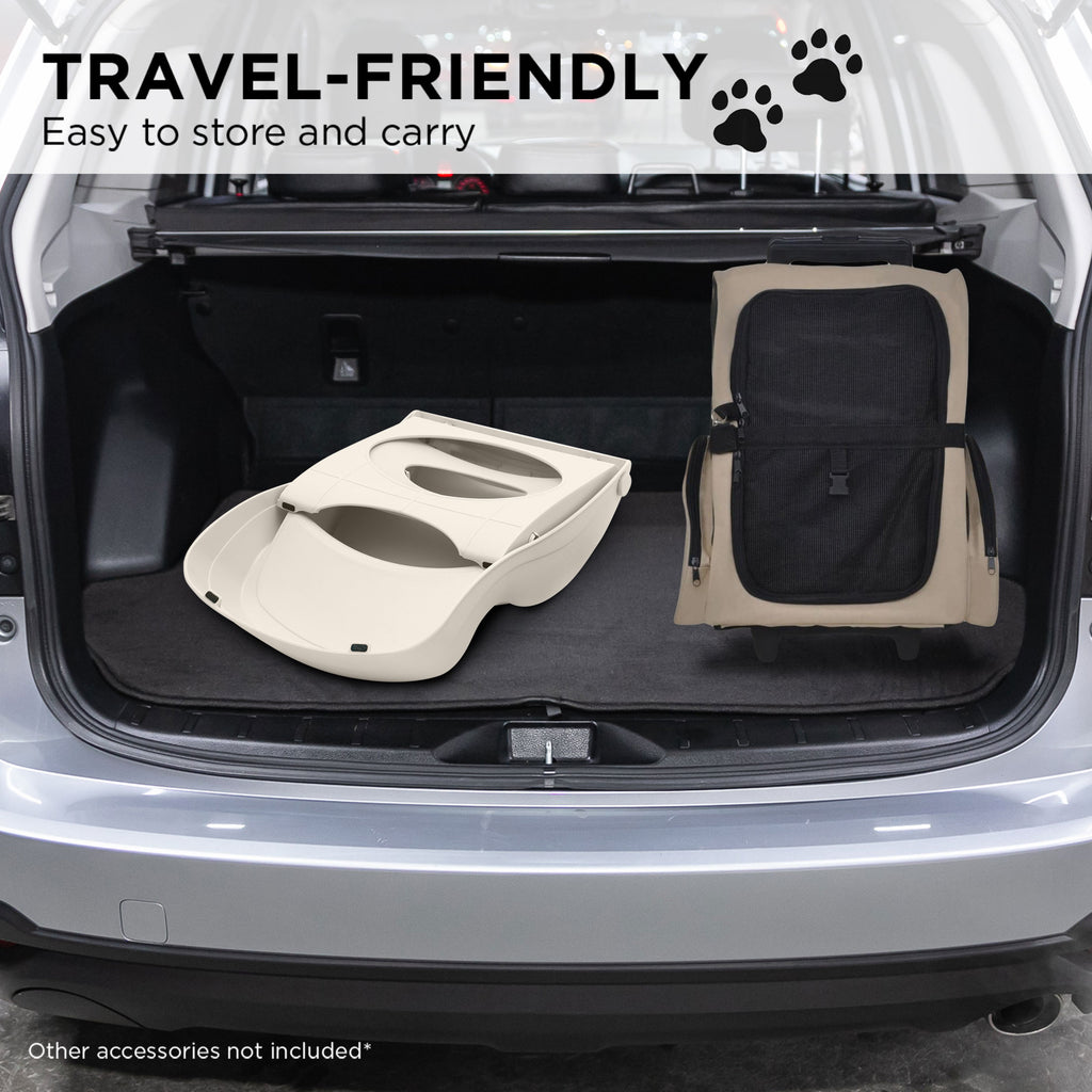 Furtastic Foldable Pet Stairs Ramp - 38cm