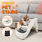 Furtastic Foldable Pet Stairs Ramp - 38cm