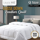 Laura Hill 500GSM Goose Down Comforter - Queen