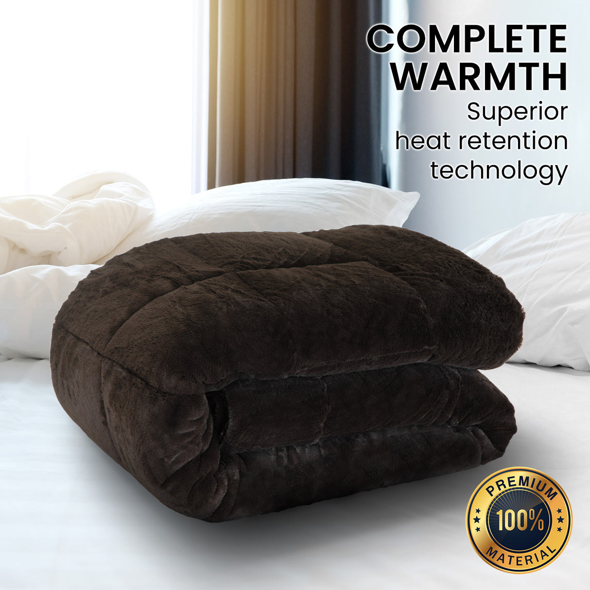 Laura Hill Luxurious Faux Mink Comforter