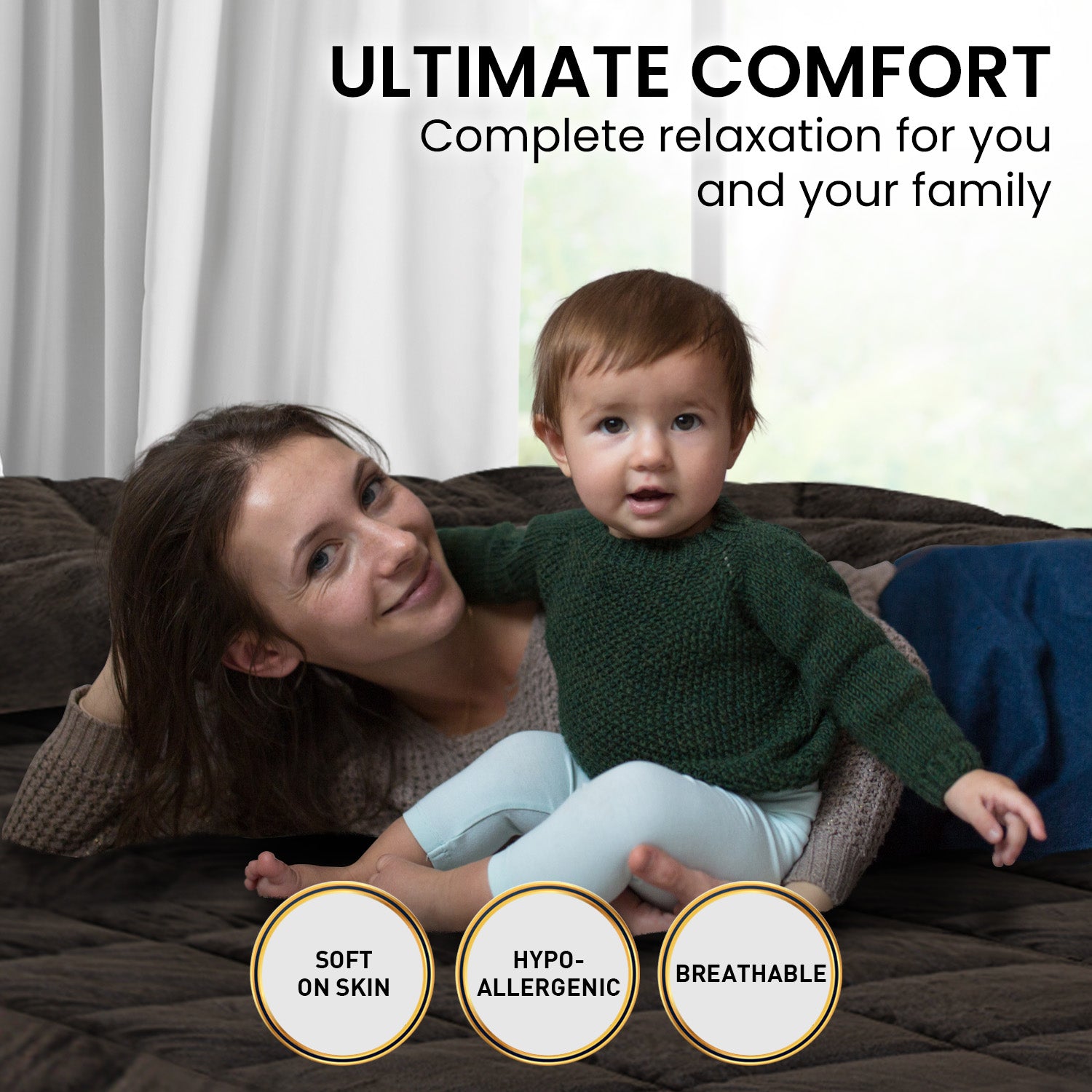 Laura Hill Luxurious Faux Mink Comforter