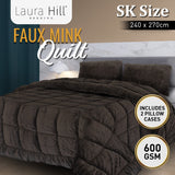 Laura Hill Luxurious Faux Mink Comforter