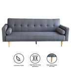Sarantino Madison Dark Grey Sofa Bed