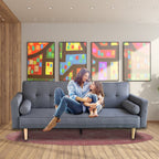 Sarantino Madison Dark Grey Sofa Bed