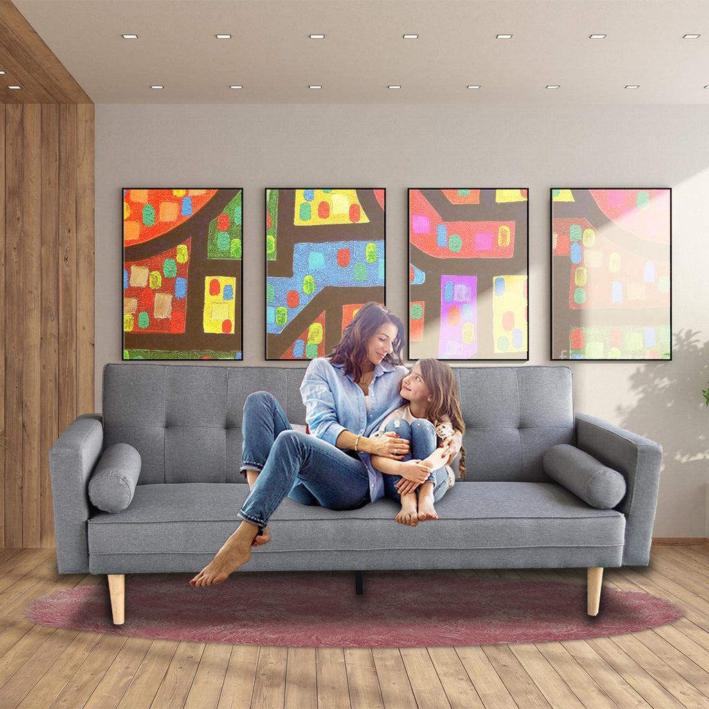 Sarantino Madison Light Grey Sofa Bed