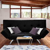 Sarantino Brooklyn Faux Leather Sofa Bed