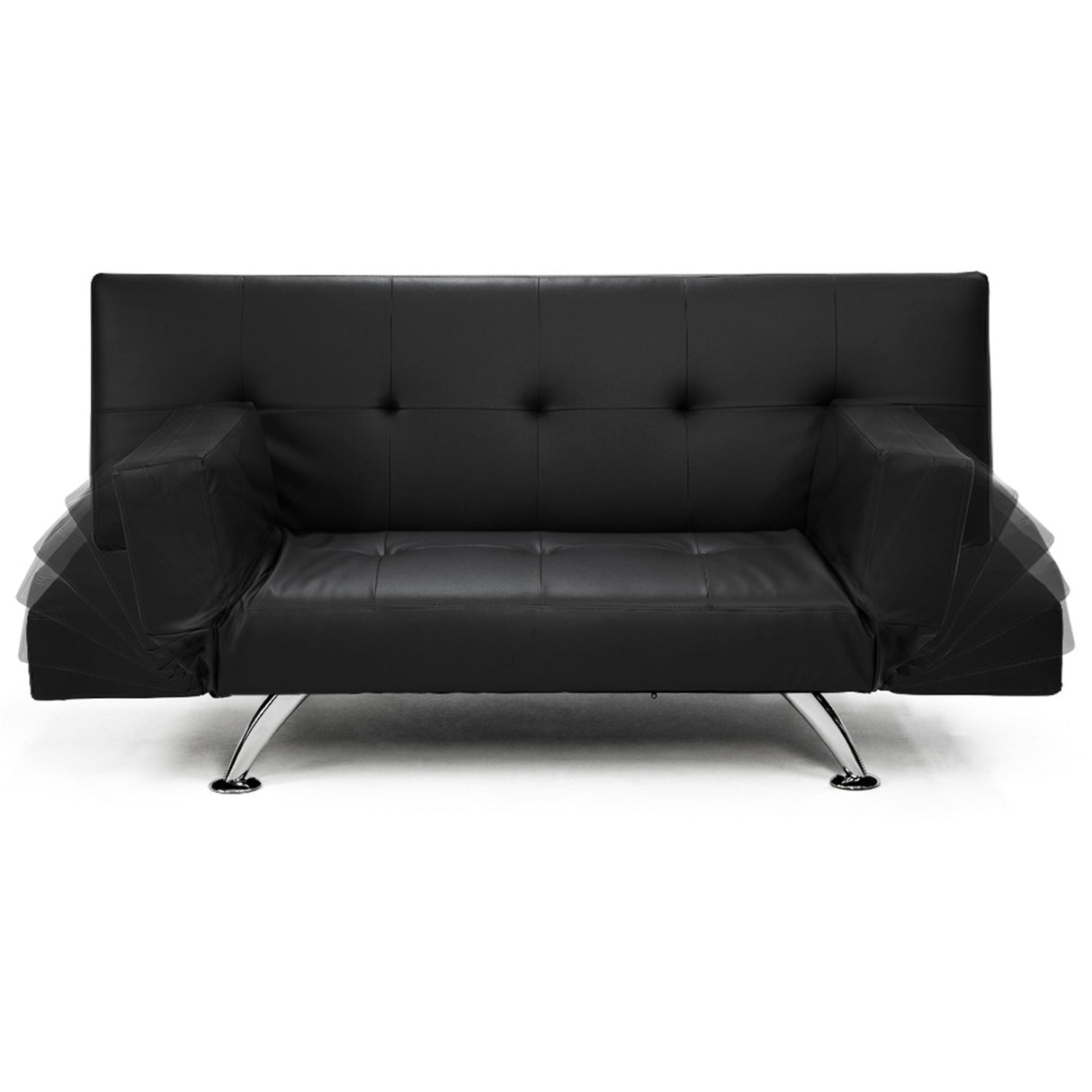 Sarantino Brooklyn Faux Leather Sofa Bed