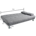 Sarantino Manhattan Sofa Bed - Light Grey