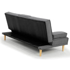 Sarantino Rochester Dark Grey Linen Sofa Bed
