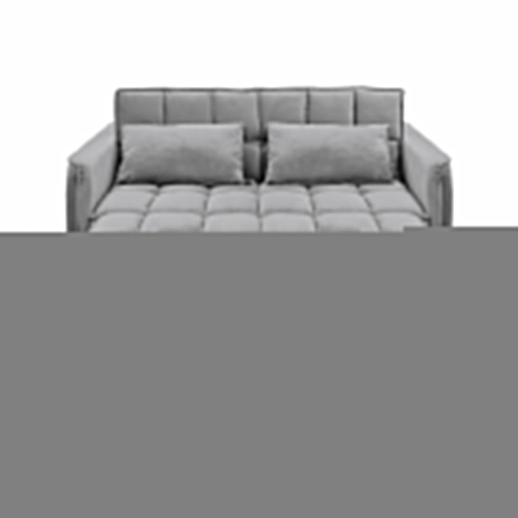 Sarantino Quincy Dark Grey Velvet Sofa Bed