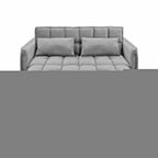 Sarantino Quincy Dark Grey Velvet Sofa Bed