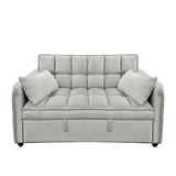 Sarantino Quincy Velvet 2-Seater Sofa Bed