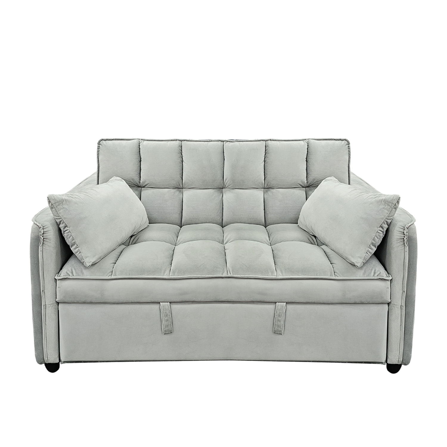 Sarantino Quincy Velvet 2-Seater Sofa Bed