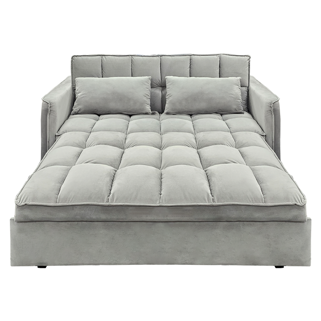 Sarantino Quincy Velvet 2-Seater Sofa Bed