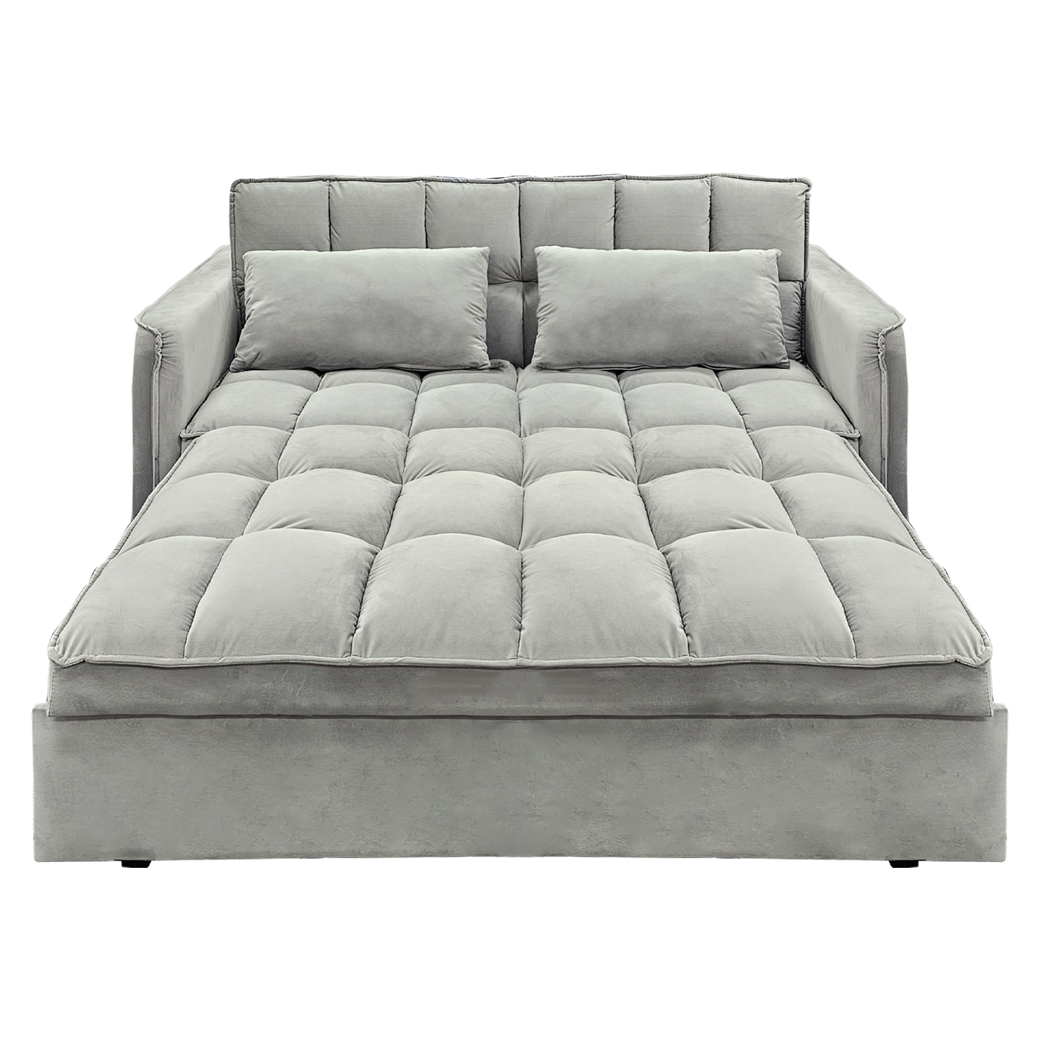 Sarantino Quincy Velvet 2-Seater Sofa Bed