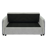 Sarantino Quincy Velvet 2-Seater Sofa Bed