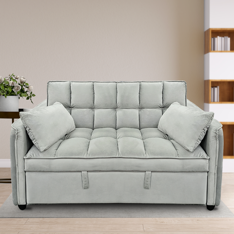 Sarantino Quincy Velvet 2-Seater Sofa Bed