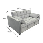 Sarantino Quincy Velvet 2-Seater Sofa Bed